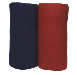 50" x 60" Rolled Fleece Blanket - Assorted Colors